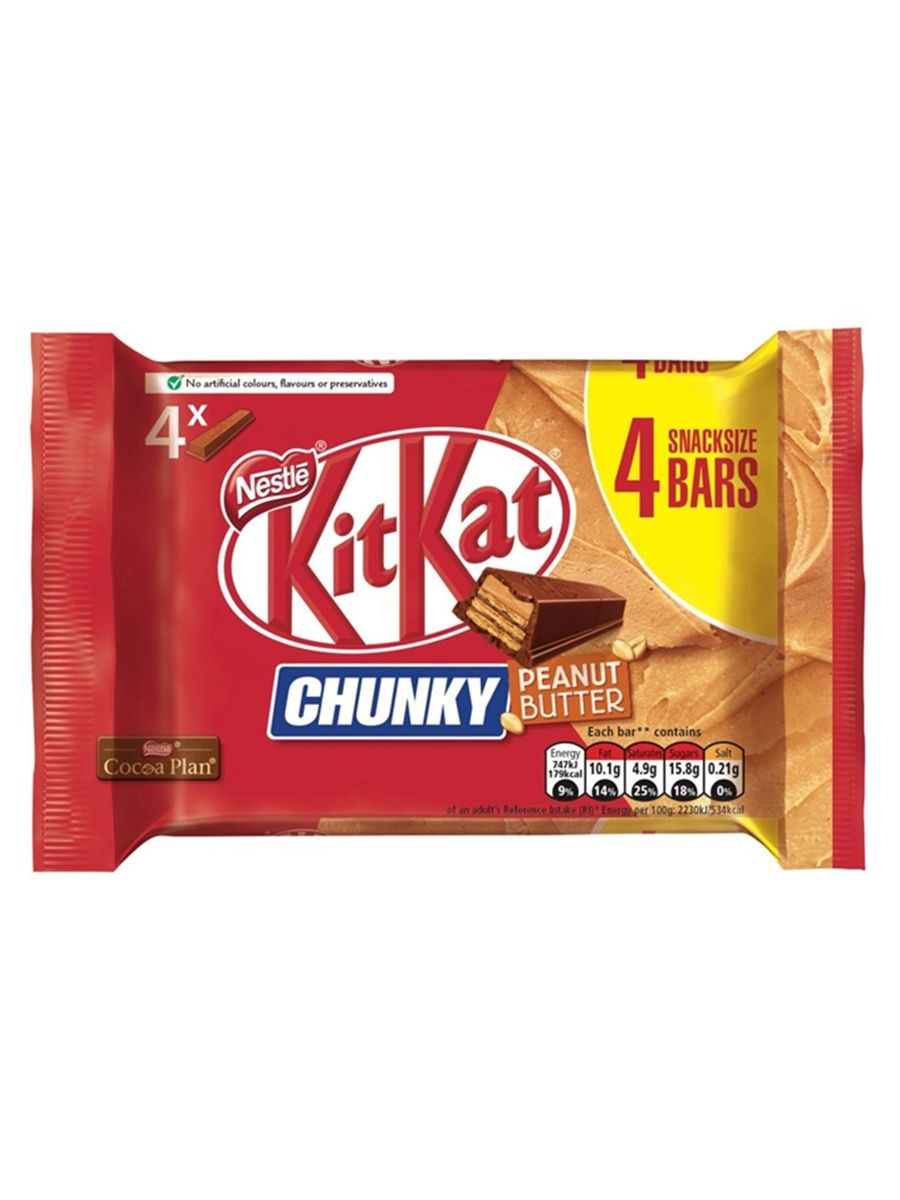 Kitkat батончик шоколадный молочный Кокос 40г