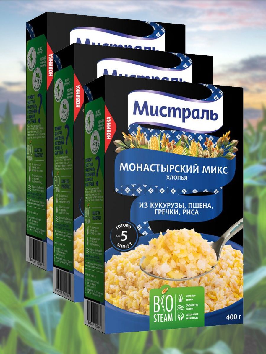 Мистраль хлопья гречневые, 400 г