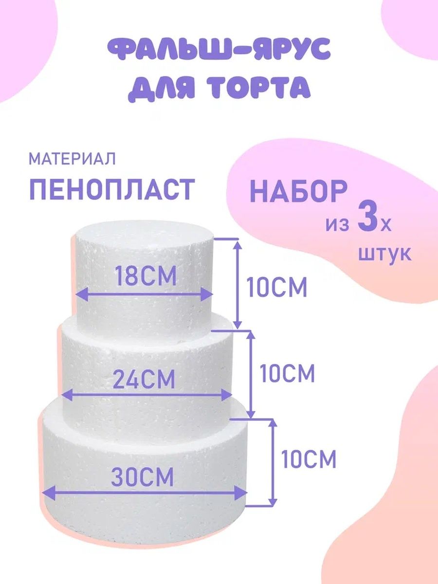 Подложка под ярусный торт