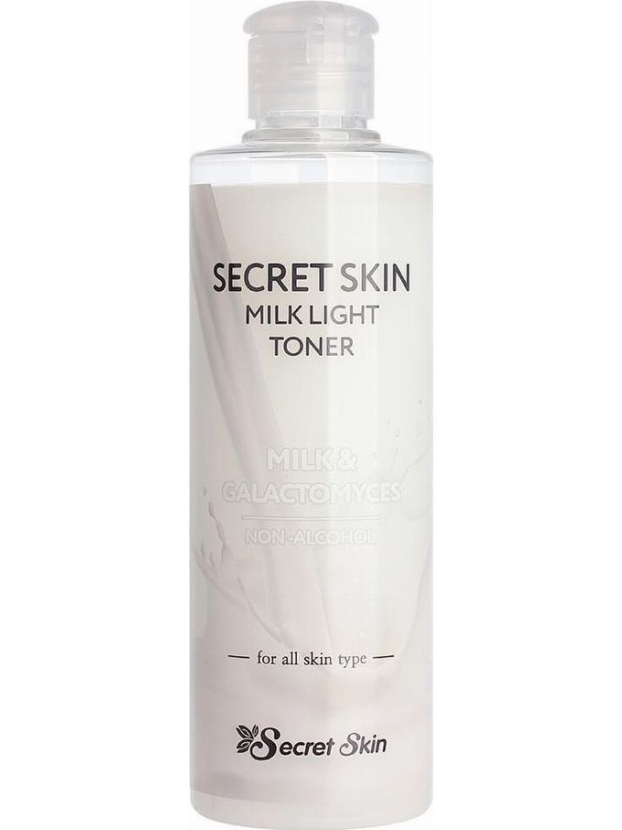 Тонер для лица. SS Secretskin тонер для лица с молочными протеинами Milk Light Toner 250мл. Тонер для лица с молочными протеинами New Secret Skin Milk Light Toner 250мл. Secret Skin тонер Secret Skin Milk Light Toner, 250 мл.. Secret Skin тонер для лица молочный Secret Skin Milk Light Toner 250мл.