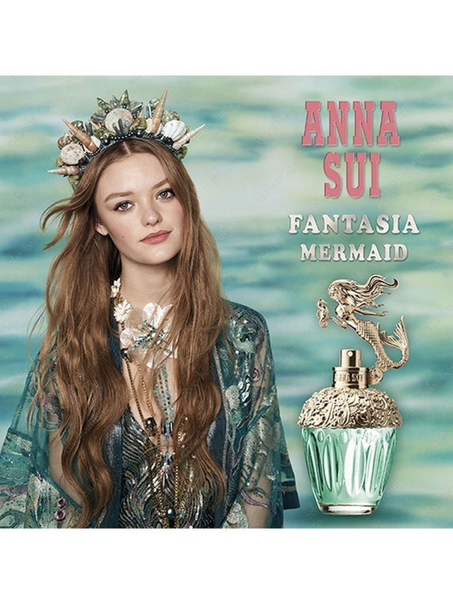 Fantasia mermaid anna sui. Anna sui Mermaid. Anna sui фантазия. Туалетная вода Anna sui Fantasia 75 мл. Anna sui Fantasia духи.