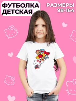 Футболка с принтом Hello Kitty