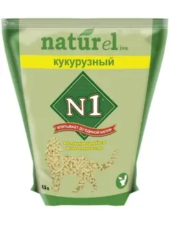 Наполнитель комкующийся кукурузный 4,5л