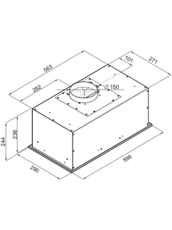 Вытяжка maunfeld crosby power 60 схема встраивания