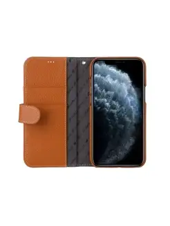 Кожаный чехол книжка WBT для iPhone 12 mini