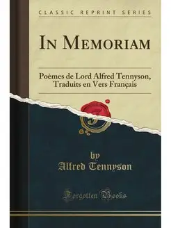 In Memoriam. Poemes de Lord Alfred Te