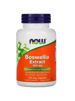 Boswellia Extract, Босвеллия Экстракт 250 мг - 120 капсул