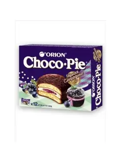 Пирожное в глазури Choco Pie BLACK CURRANT, 12шт