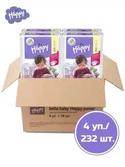 Подгузники для детей "bella baby Happy" JUNIOR, вес 12-25 кг