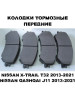 Тормозные колодки передние NISSAN X-TRAIL QASHQAI 2013-2021 бренд HSB продавец Продавец № 449138