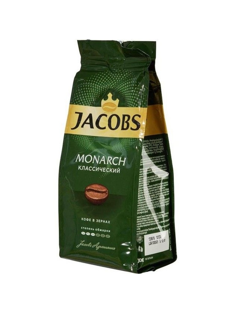 Кофе Якобс Монарх 230г зерновой, молотый