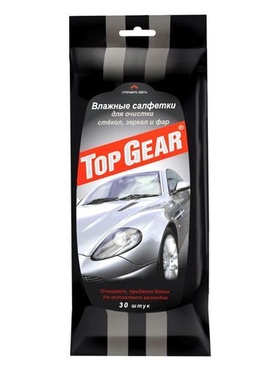 Салфетки для стекол Top Gear 30шт