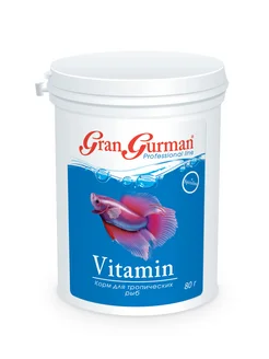 Корм для тропических рыб Gran Gurman Vitamin, банка 250мл. 8