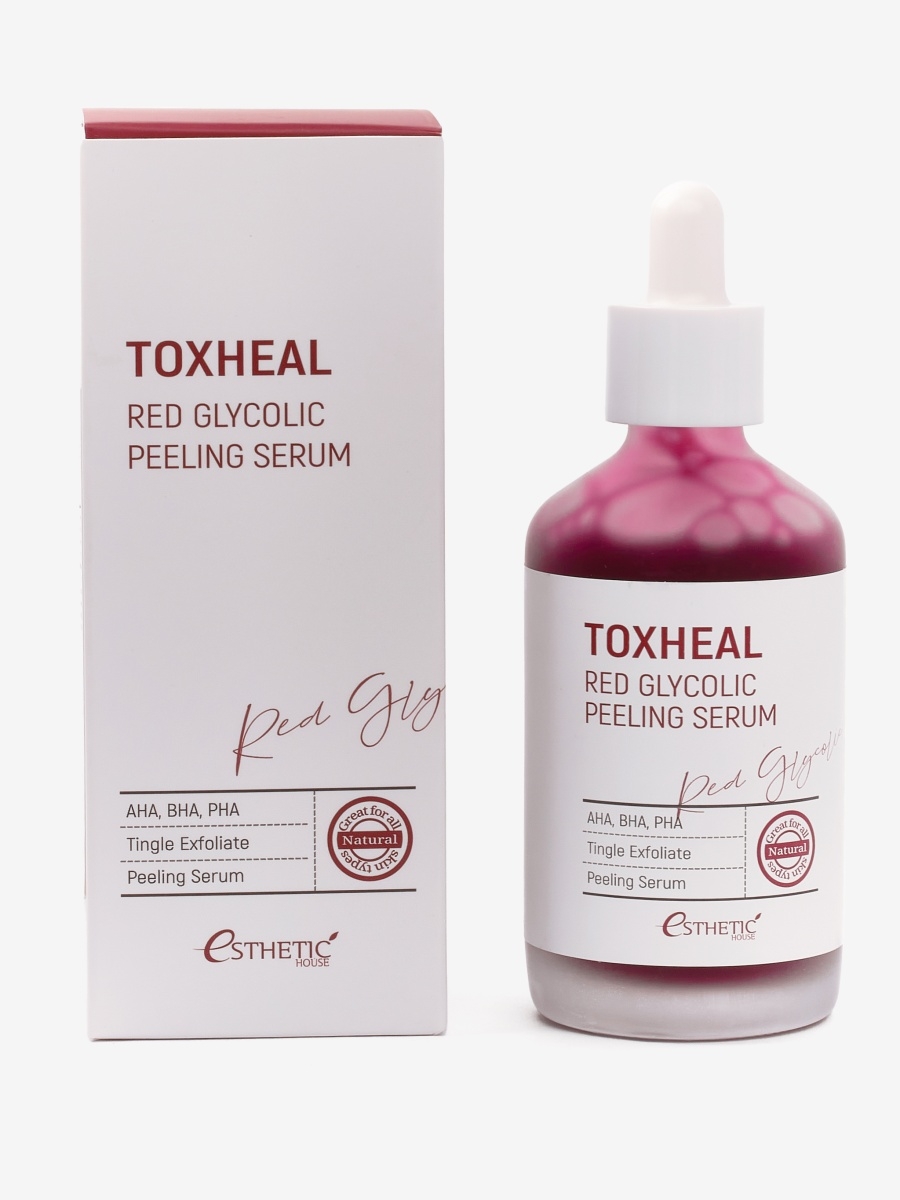 Esthetic house пилинг toxheal. Пилинг-сыворотка гликолевая Toxheal Red glyucolic peeling Serum, 100 мл. Гликолевая пилинг сыворотка Esthetic. Тингл-сыворотка с гликолевой кислотой Esthetic House Toxheal Red Glycolic peeling Serum. Toxheal пилинг оригинал.