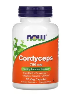 Cordyceps, Кордицепс 750 мг - 90 капсул