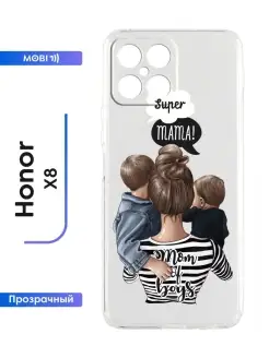 Силиконовый чехол Honor X8 4G