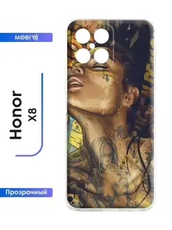 Силиконовый чехол Honor X8 4G