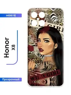 Силиконовый чехол на Honor X8 4G