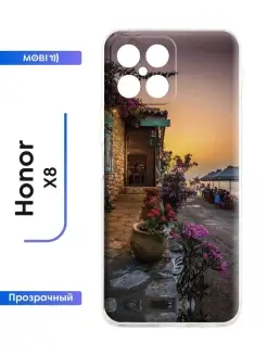 Силиконовый чехол Honor X8 4G