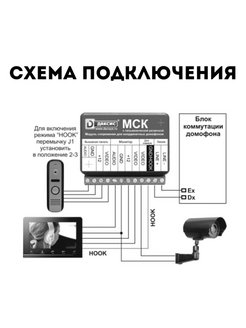 Мсц даксис схема подключения