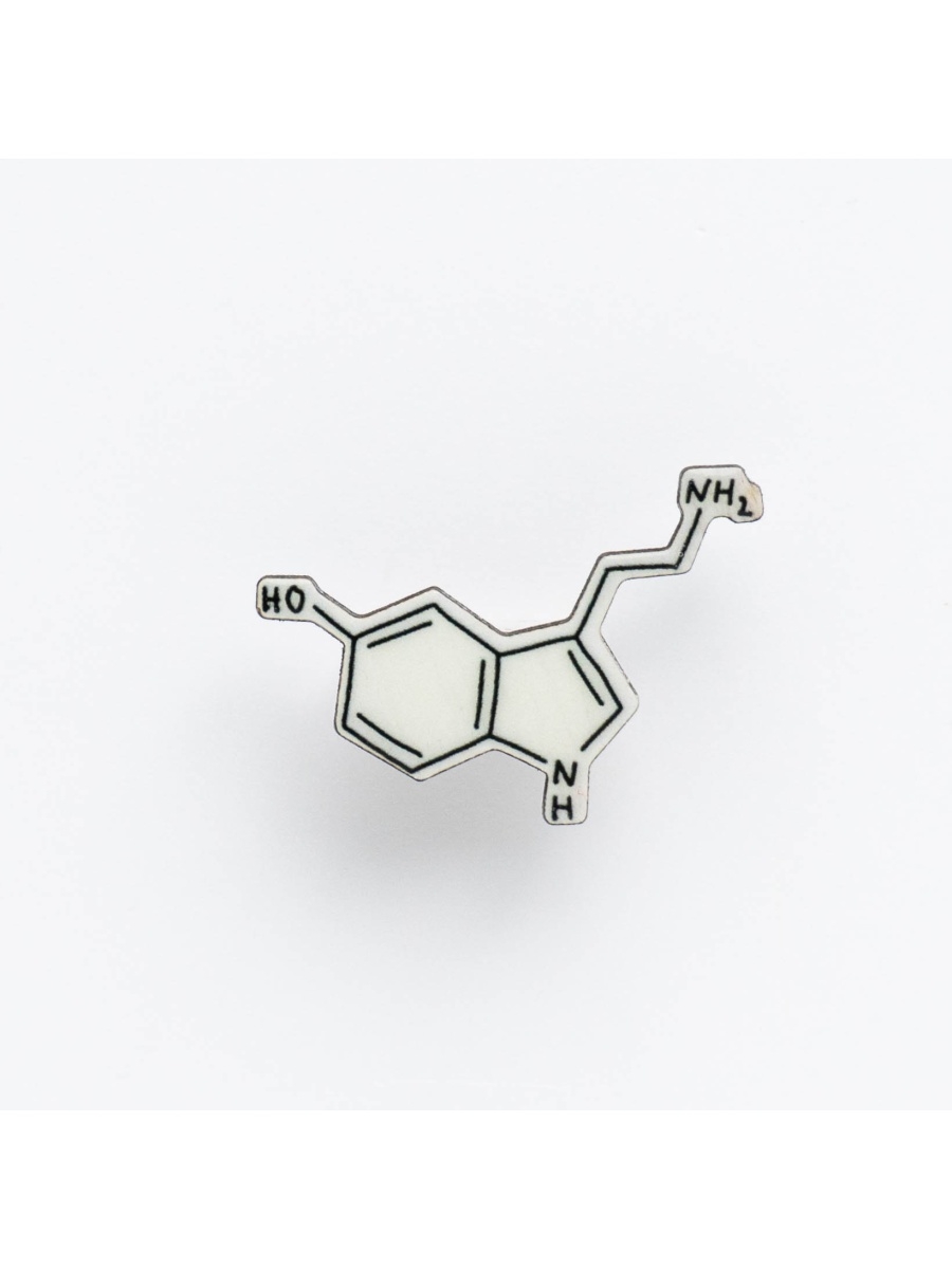 Молекула серотонина тату эскизы