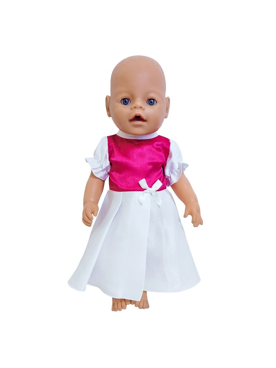 Летний сарафан для куклы Беби Бон. Summer dress for baby doll Bon Bon.
