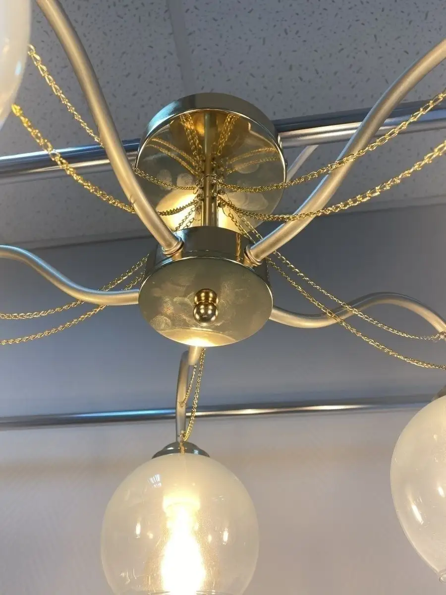 Светильник подвесной металлический лофт к потолку
