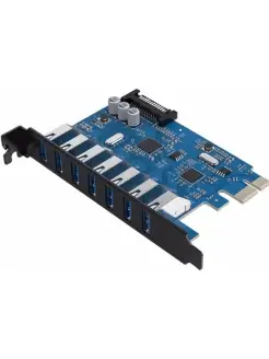 Скоростной PCI-E контроллер на 7 USB 3.0(PVU3-7U)