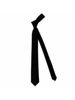 Женский черный галстук