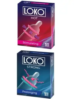 Sitabella презервативы LOKO Hot и Strong, 2шт