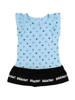 Платье для девочки короткий рукав Юлла 75416348 купить за 293 ₽ в интернет-магазине Wildberries