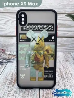 Чехол на iphone xs max, Айфон xs max с рисунком мишка Kaws