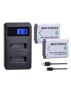 Комплект BATMAX зарядное устройство и два аккумулятора