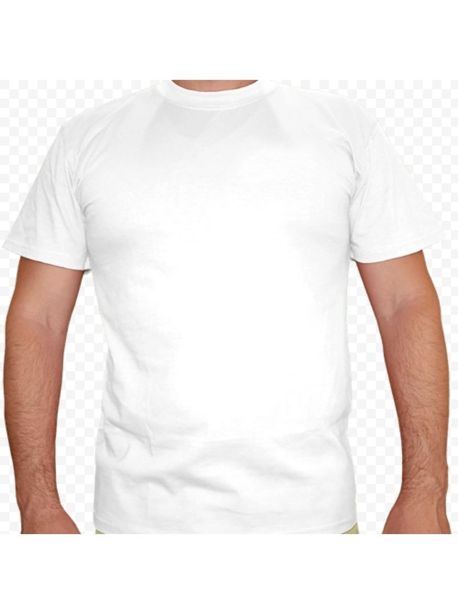 Чисто белая футболка мужская