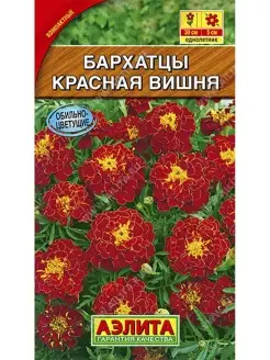 Бархатцы Красная вишня (0,3 г), 2 пакета