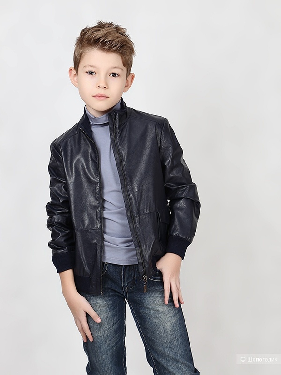 Черная куртка для мальчика