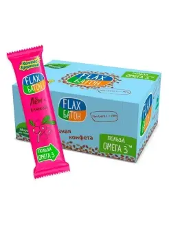 Батончик Flax Клюква, 20 шт. х 30г