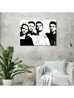 Картина Depeche mode минимализм 60х80