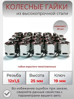 Гайки колесные м12х1.5