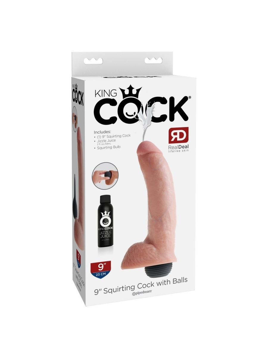King cock 8 squirting cock w balls