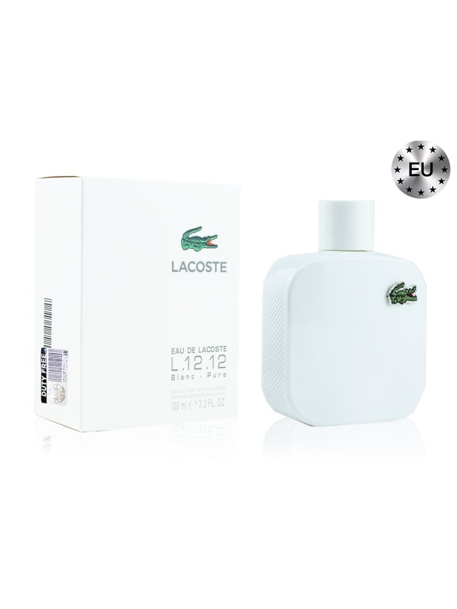 Лакост белый мужской. Lacoste l.12.12 White. Lacoste l.12.12 Blanc. Lacoste l.12.12 White Blanc. Lacoste Eau de 12 12 White.