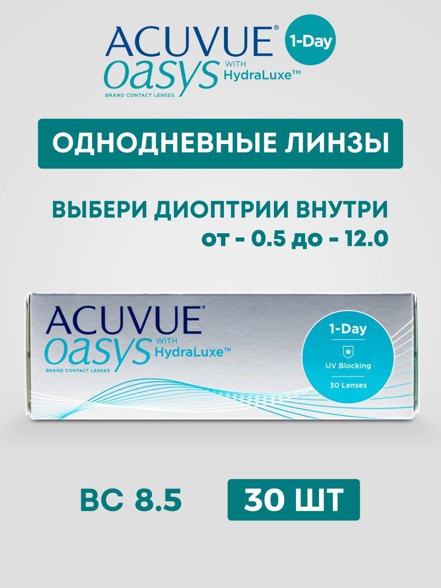 Линзы однодневные acuvue oasys