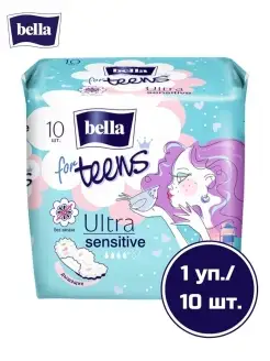 Прокладки for teens sensitive 10 шт. белла