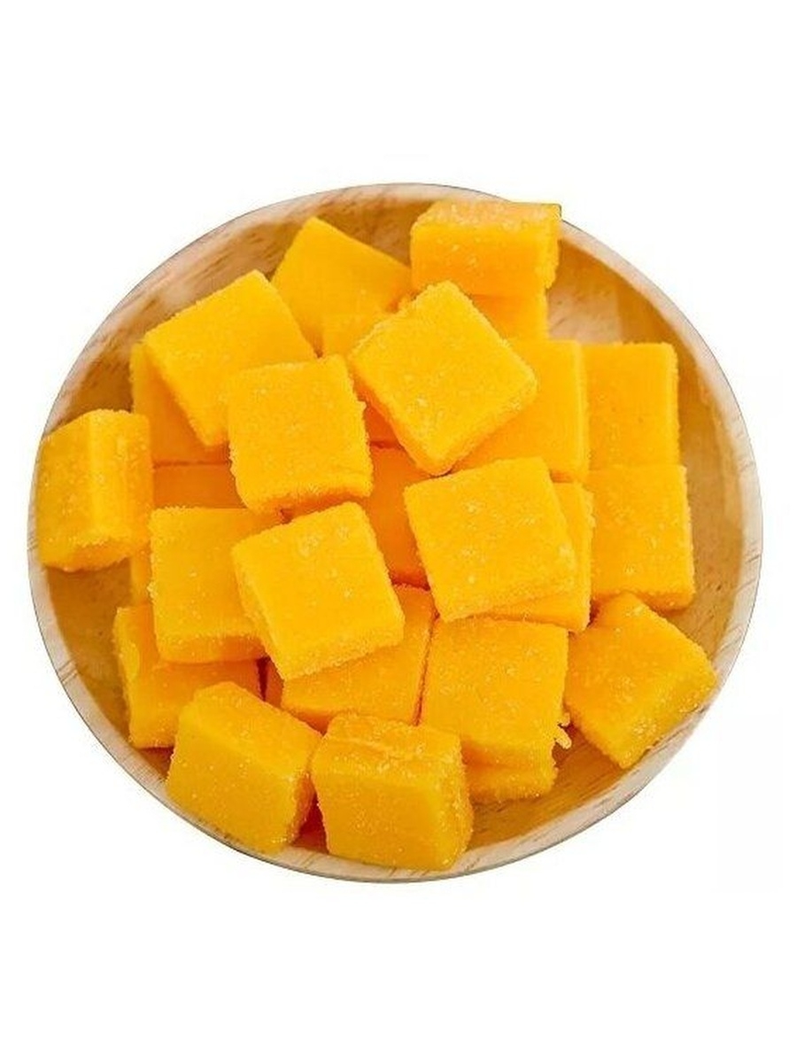 Конфеты манго кубики, 500 гр.