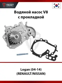 Водяной насос RENAULT Logan I (04-14) V8