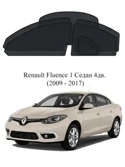 Автошторки на Renault Fluence 1 Полный комплект