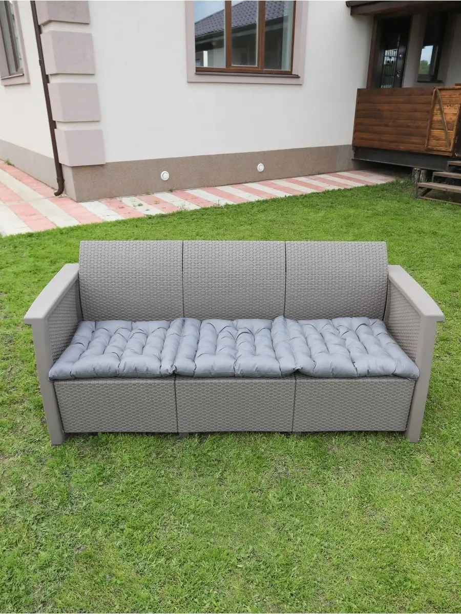 Матрас на качели, скамью Bio-Line/для подвесного кресла,для садовой мебели/55х165 см