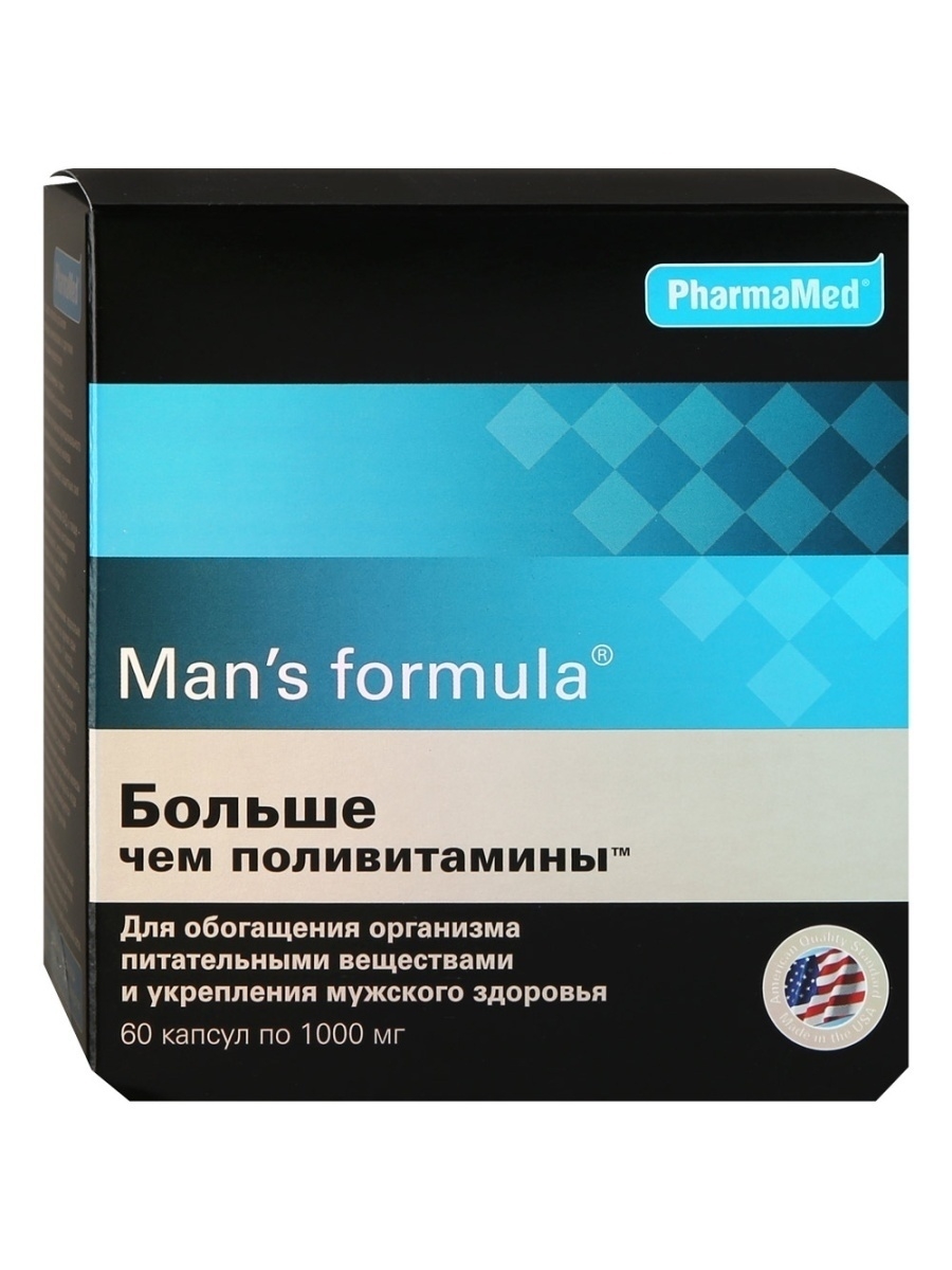 Витамины мен для мужчин. Men s Formula поливитамины. PHARMAMED man's Formula. БАД mans Formula. Мен-с формула больше чем поливитамины капс №60.