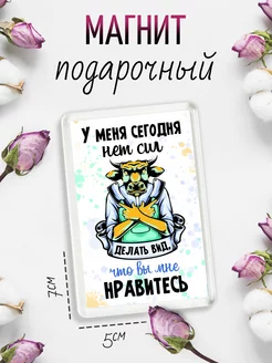 Магнит на холодильник У меня сегодня нет сил