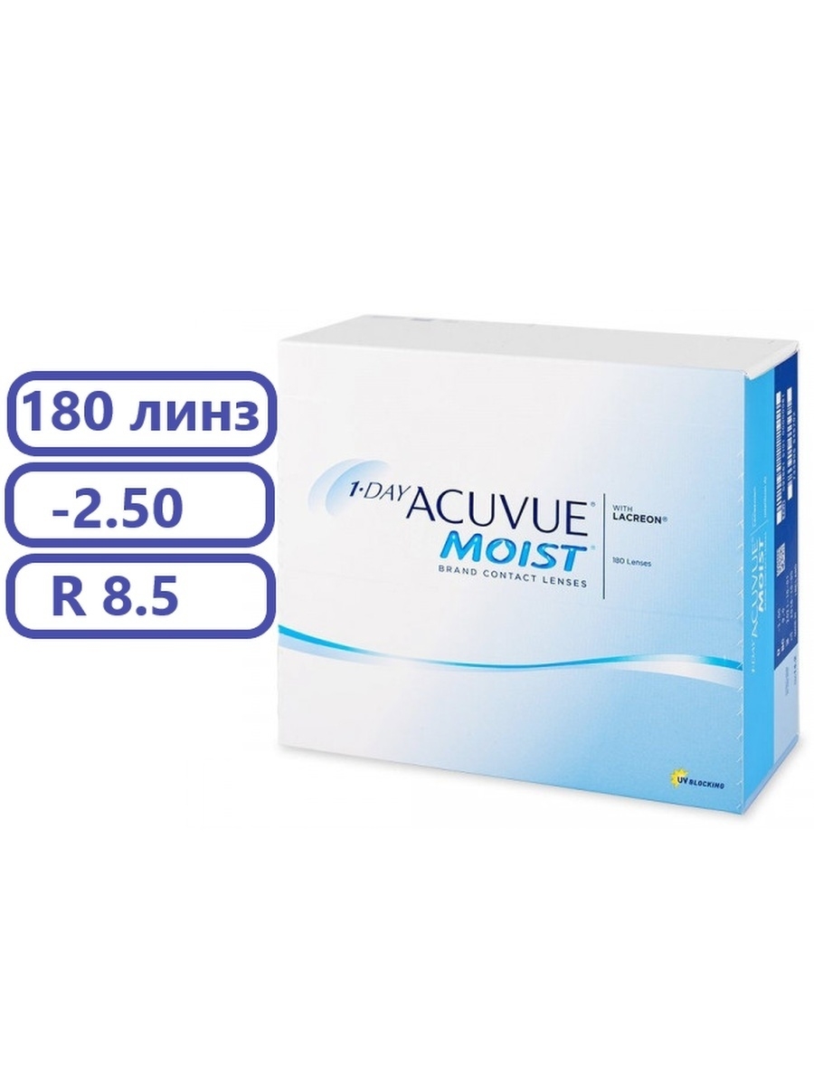 Линзы acuvue moist. 1-Day Acuvue moist 180. Acuvue moist 180 -4,75. Acuvue 1-Day moist (180 линз). Контактные линзы Acuvue moist 1 Day.